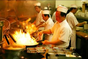 Preparing food