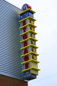 Neon Building Sign