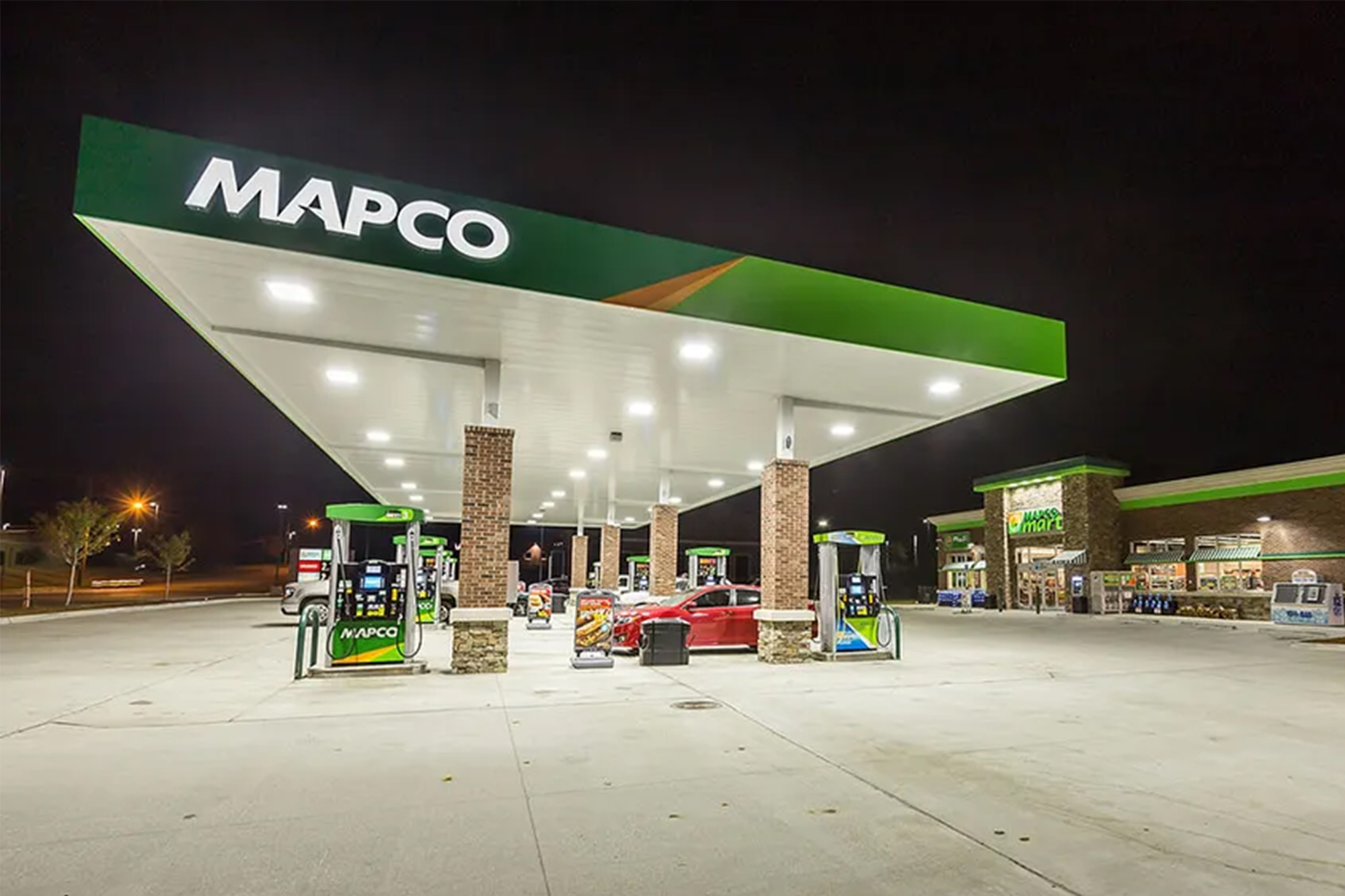 Marietta, GA - Custom Dimensional Letters for Gas Stations from a Sign Company