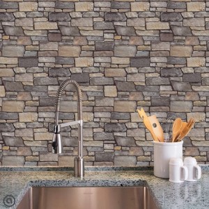 stone backsplash