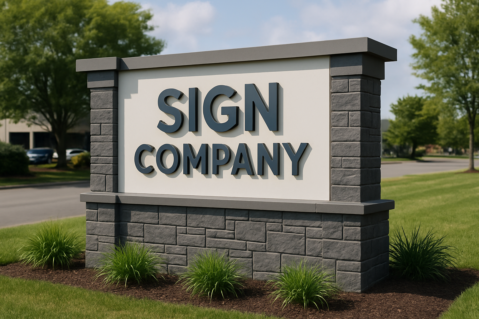 Zephyrhills FL - Monument Sign Design Builds Lasting Curb Appeal for Brands